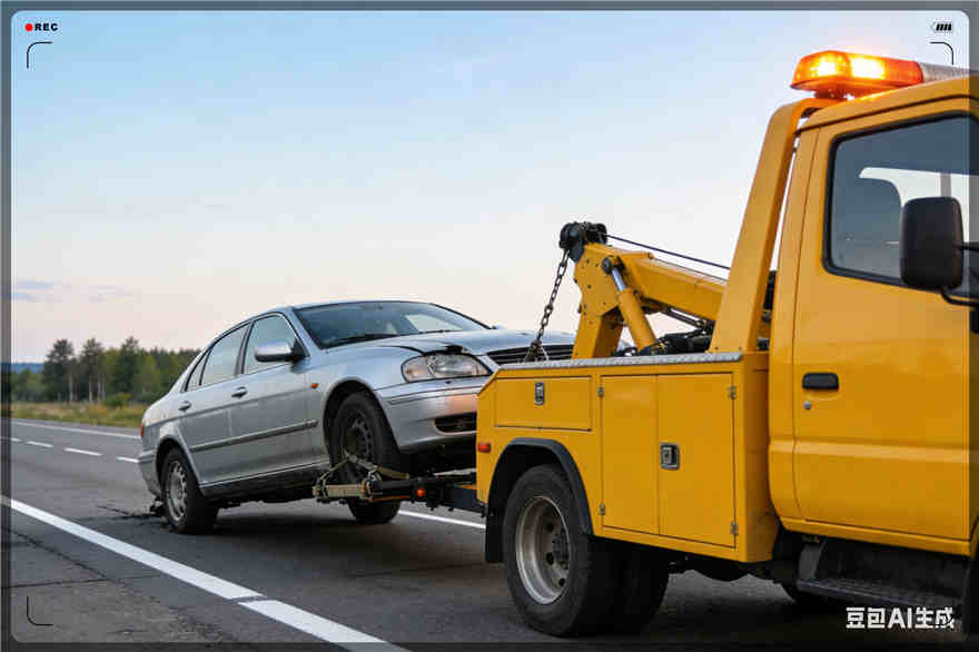 通川区拖车救援电话【案例】